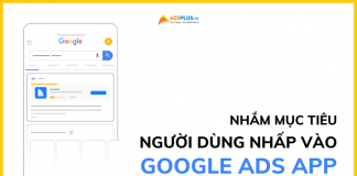 quảng cáo trên google app