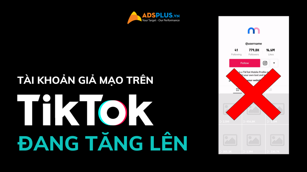 tiktok tài khoản giả mạo