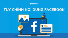 tùy chỉnh nội dung facebook
