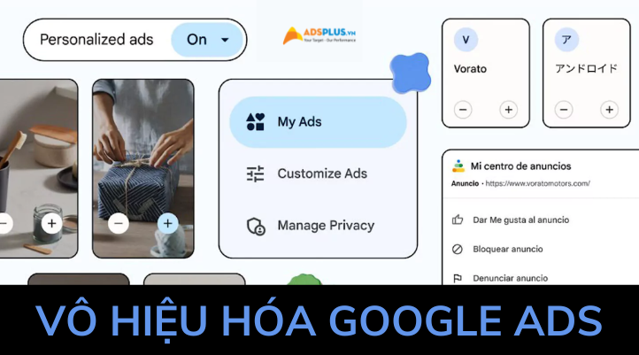 vô hiệu hóa google ads