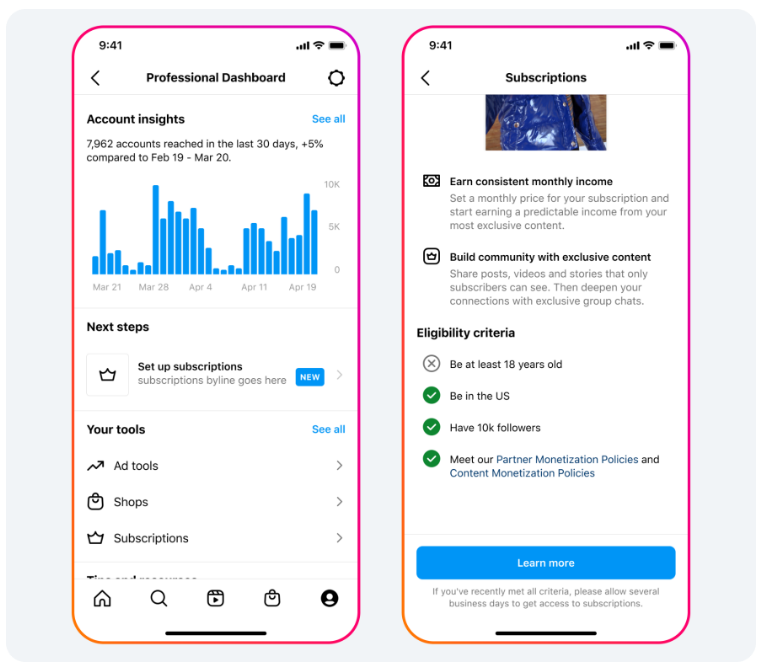 kiếm tiền trên instagram