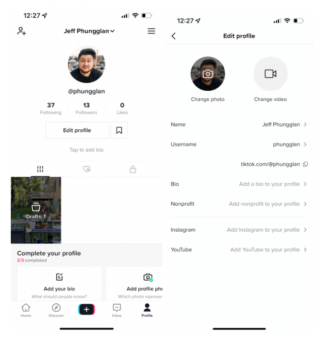 tiktok bio link