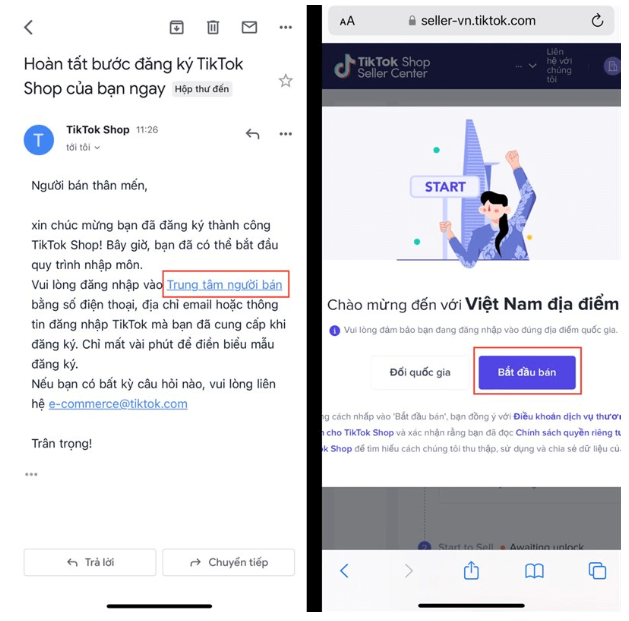 cách mở tiktok shop trên điện thoại