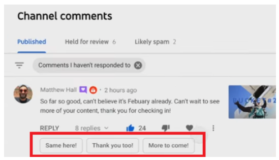 bình luận youtube