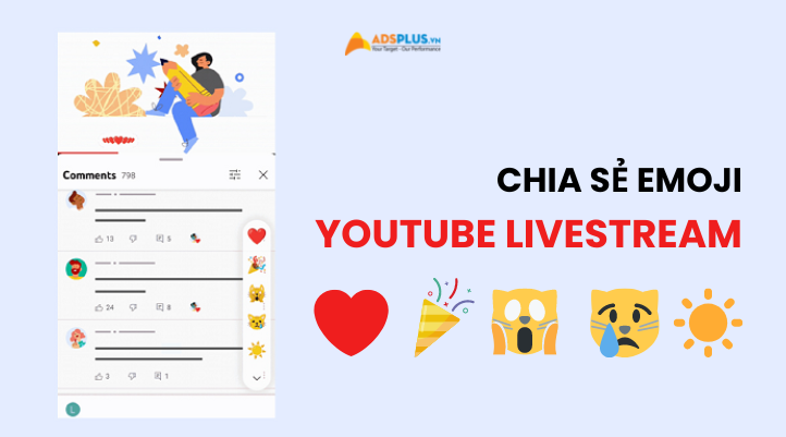 emoji youtube livestream