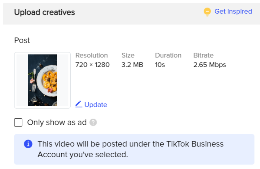 tiktok spark ads mua sắm