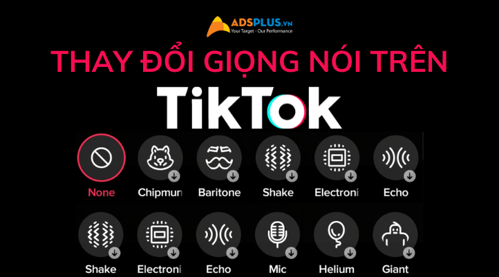 thay đổi giọng nói trên tiktok
