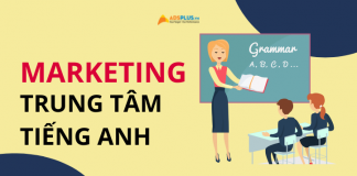 quảng cáo trung tâm tiếng anh
