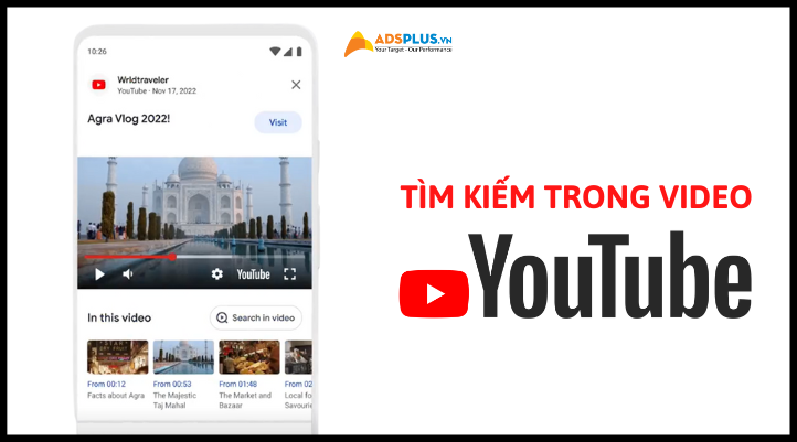 tìm kiếm nội dung trong video youtube