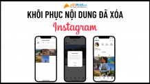 khôi phục nội dung đã xóa instagram