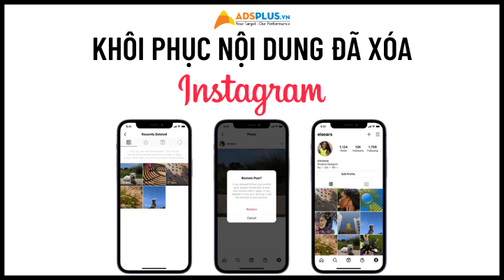 khôi phục nội dung đã xóa instagram
