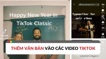 thêm chữ vào video tiktok