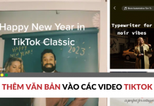 thêm chữ vào video tiktok