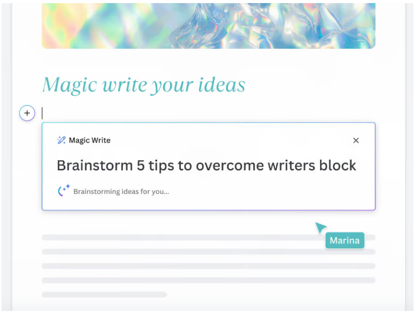 canva magic white
