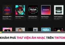 thư viện âm nhạc tiktok