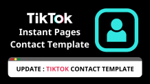 Tiktok contact template
