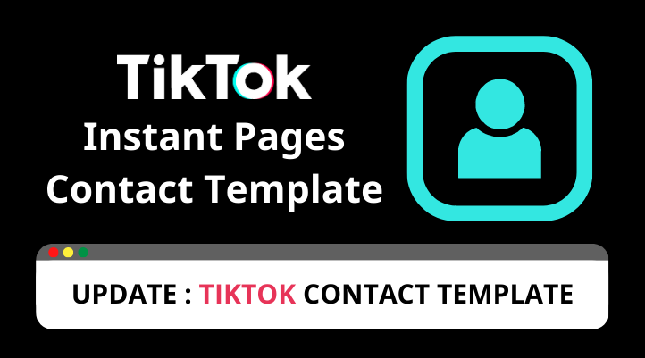 Tiktok contact template