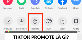 tiktok promote là gì