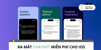 Ứng dụng ChatGPT miễn phí đã có mặt trên IOS