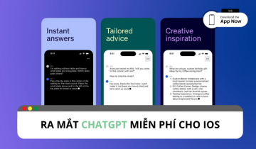 Ứng dụng ChatGPT miễn phí đã có mặt trên IOS