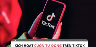 Làm sao để kích hoạt cuộn tự động TikTok?