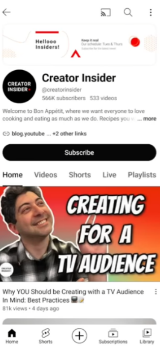 Youtube bổ sung một số đề xuất khác