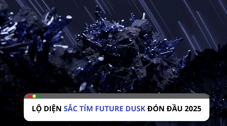 Lộ diện sắc màu xu hướng của năm 2025: màu Future Dusk