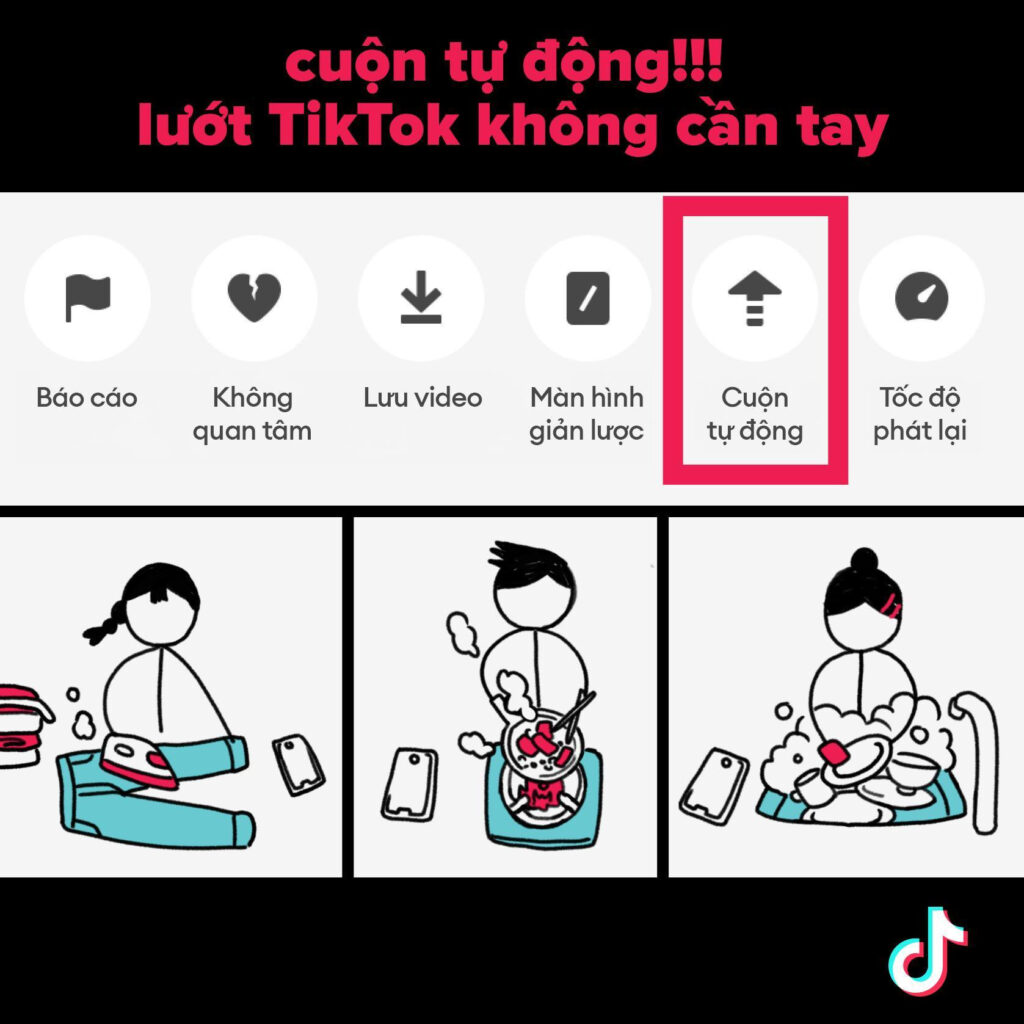 Cuộn tự động trên TikTok vẫn đang trong thời gian thử nghiệm