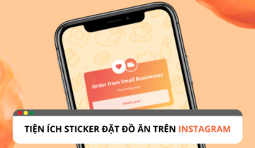 Cách sử dụng sticker đặt đồ ăn trên Instagram sticker đặt đồ ăn trên instagram