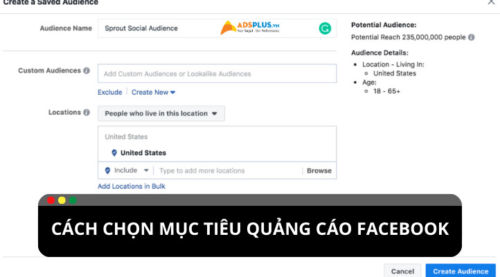 Cách chọn mục tiêu quảng cáo Facebook hiệu quả