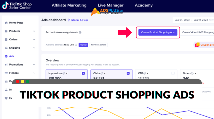tiktok product shopping ads