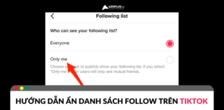 Các bước giúp ẩn follow TikTok cho người dùng Các bước giúp ẩn follow TikTok cho người dùng