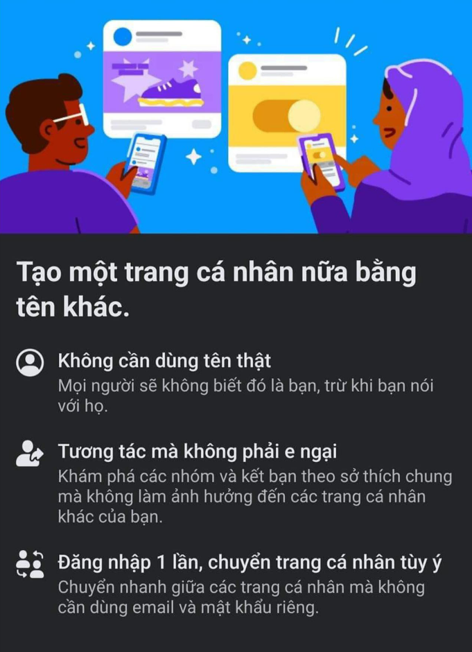Tạo nick phụ trên nick chính Facebook là gì?
