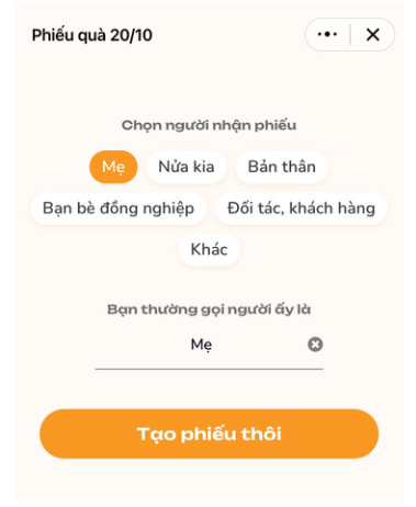 Phiếu quà