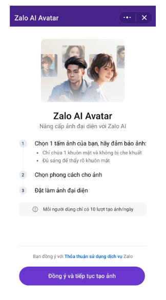 Tạo avartar AI