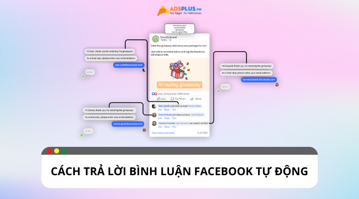 Hướng dẫn cách thiết lập trả lời bình luận Facebook tự động