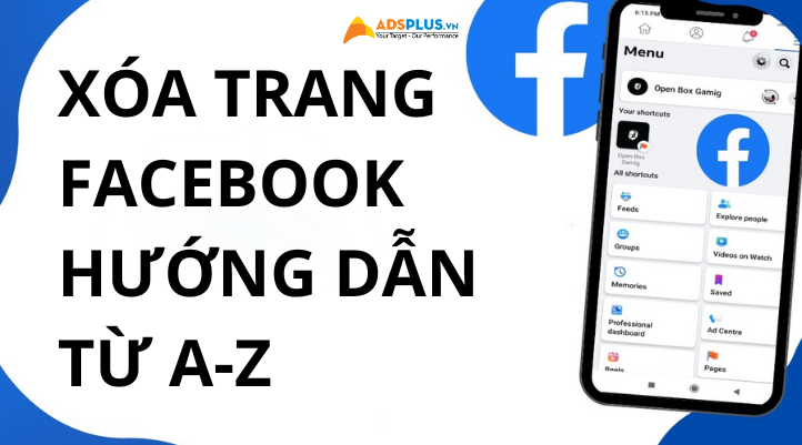 Làm thế nào để xóa trang Facebook?