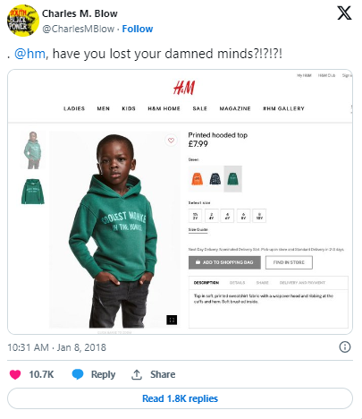 H&M: marketing thất bại