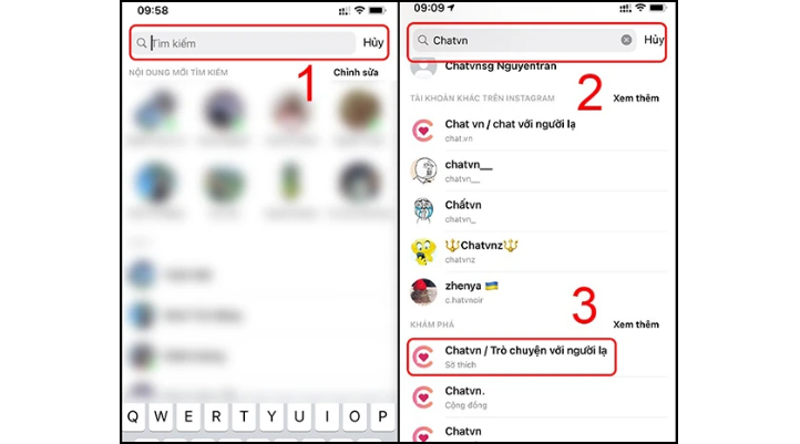 Chat cùng người lạ trên Messenger bằng Chatvn