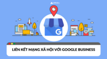 Liên kết mạng xã hội với Google business