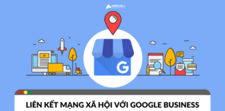 Liên kết mạng xã hội với Google business