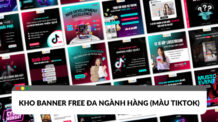[FREE TEMPLATE] Tổng hợp banner Canva màu hồng xanh TikTok