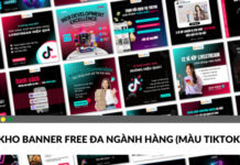 [FREE TEMPLATE] Tổng hợp banner Canva màu hồng xanh TikTok