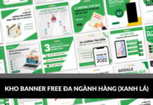 [FREE TEMPLATE] banner Canva màu xanh lá