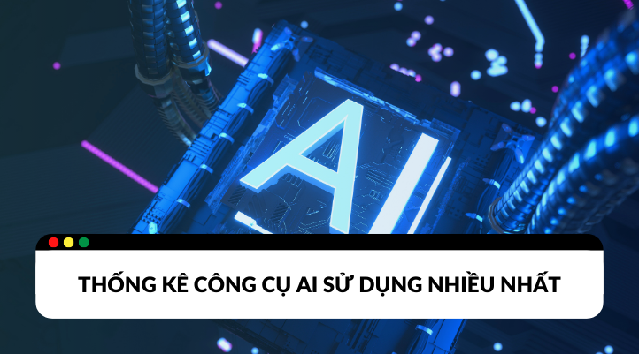 Thống kê công cụ AI sử dụng nhiều nhất 2024