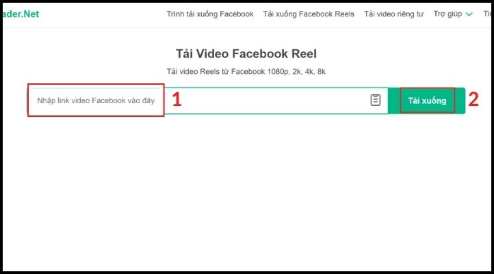 Trình duyệt FDownloader để tải Reels Facebook về máy