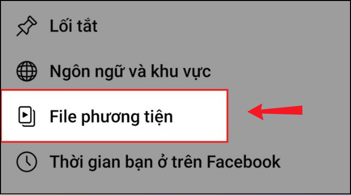 Vào File phương tiện để thay đổi chất lượng