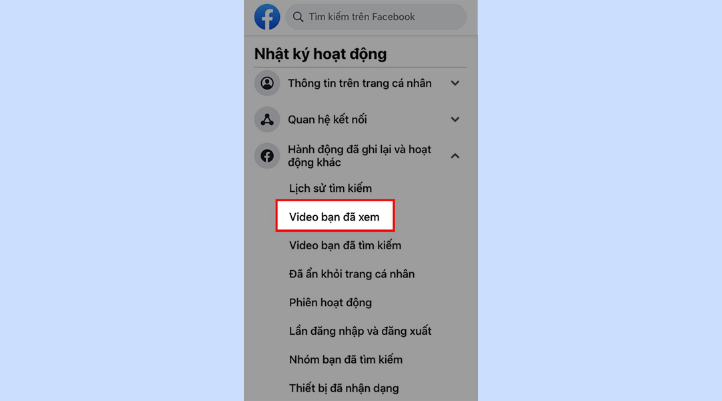 Chọn Video bạn đã xem