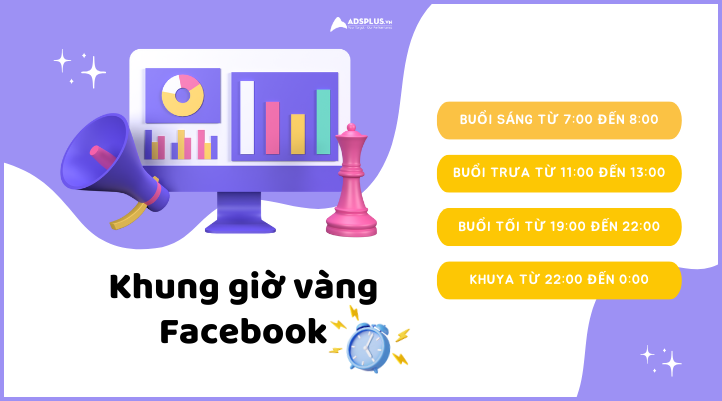 Các khung giờ vàng đăng bài Facebook hiệu quả theo từng ngành