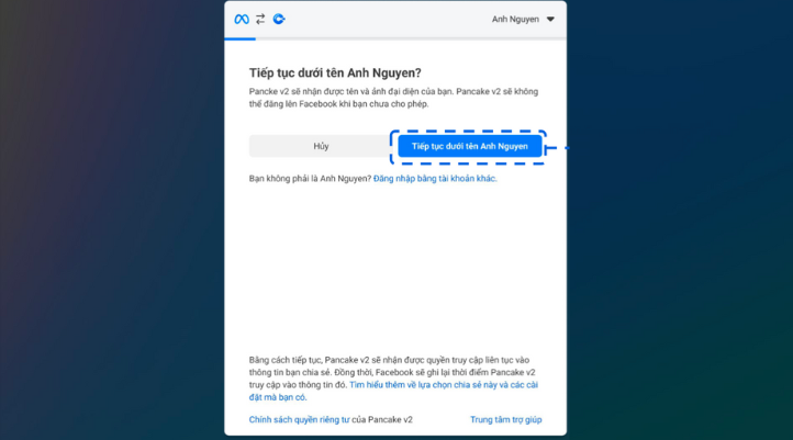  Thực hiện đăng nhập vào tài khoản Facebook của bạn